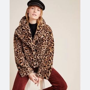 Fuzzy Leopard Jacket